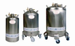 Stockage vertical pour azote liquide